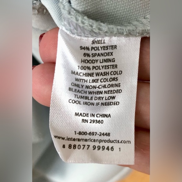 NWOT Interface Scuba urban hoodie with zip pockets and fleece lining: urban wear - Picture 6 of 11